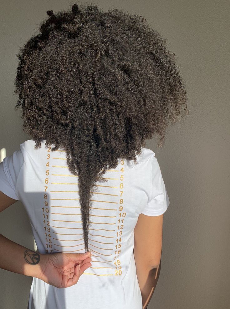 healthy long 4c natural hair showing growth and length retention progress