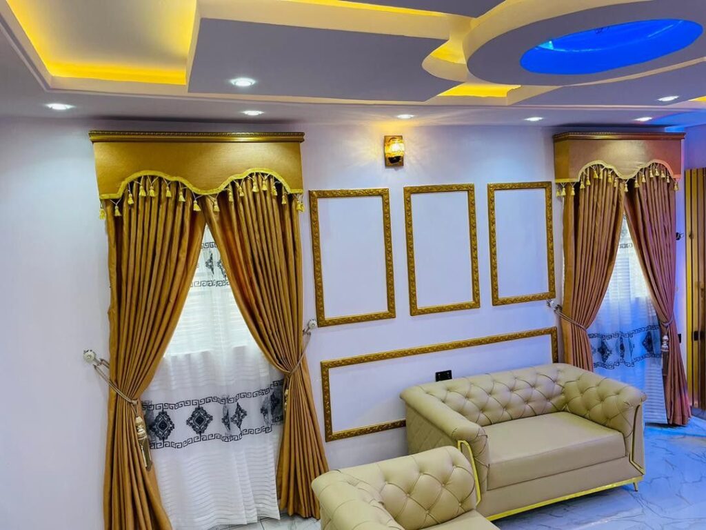 small space high end curtain design