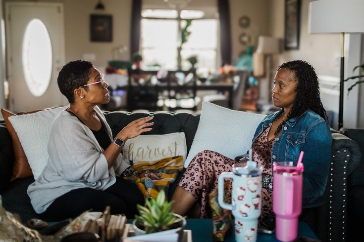 Host giving guests their full attention during a gathering at home