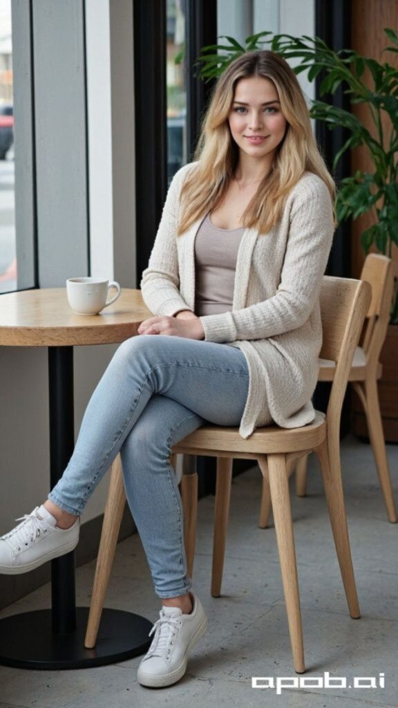 a confident petite woman