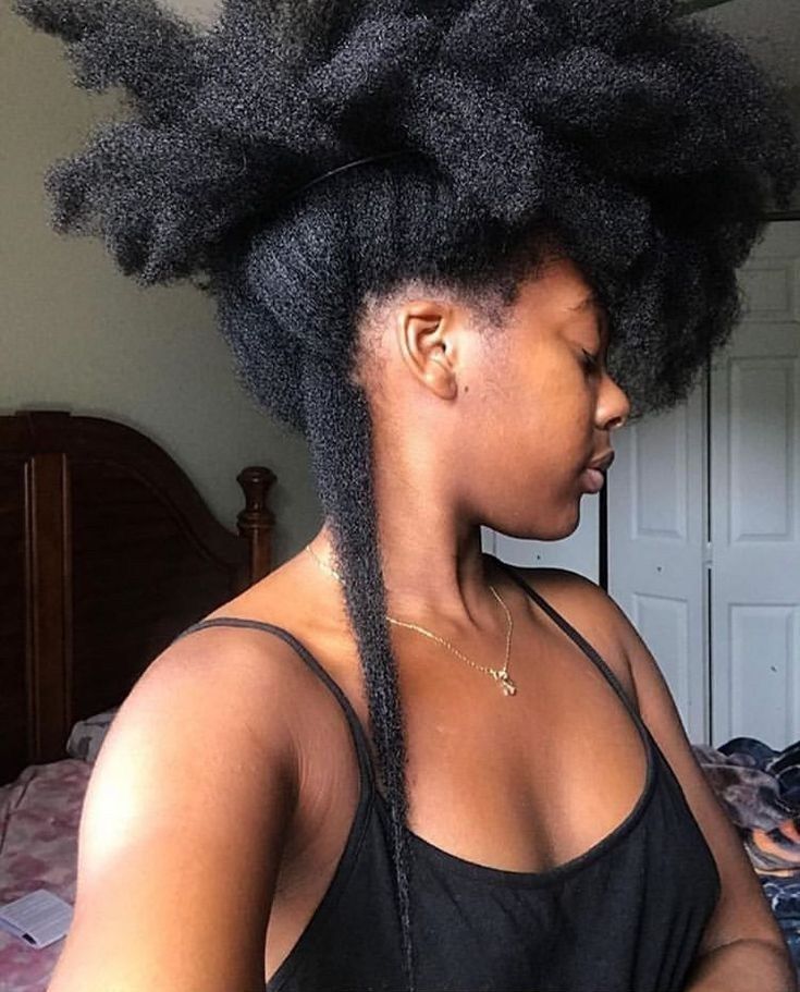 a full and long hair