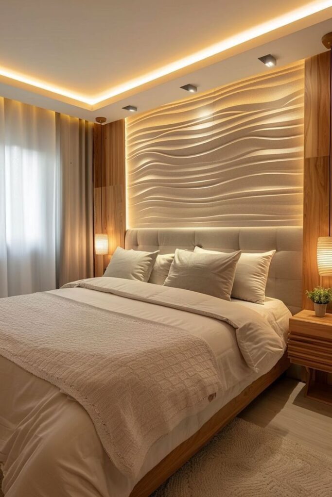a nice bedroom space 