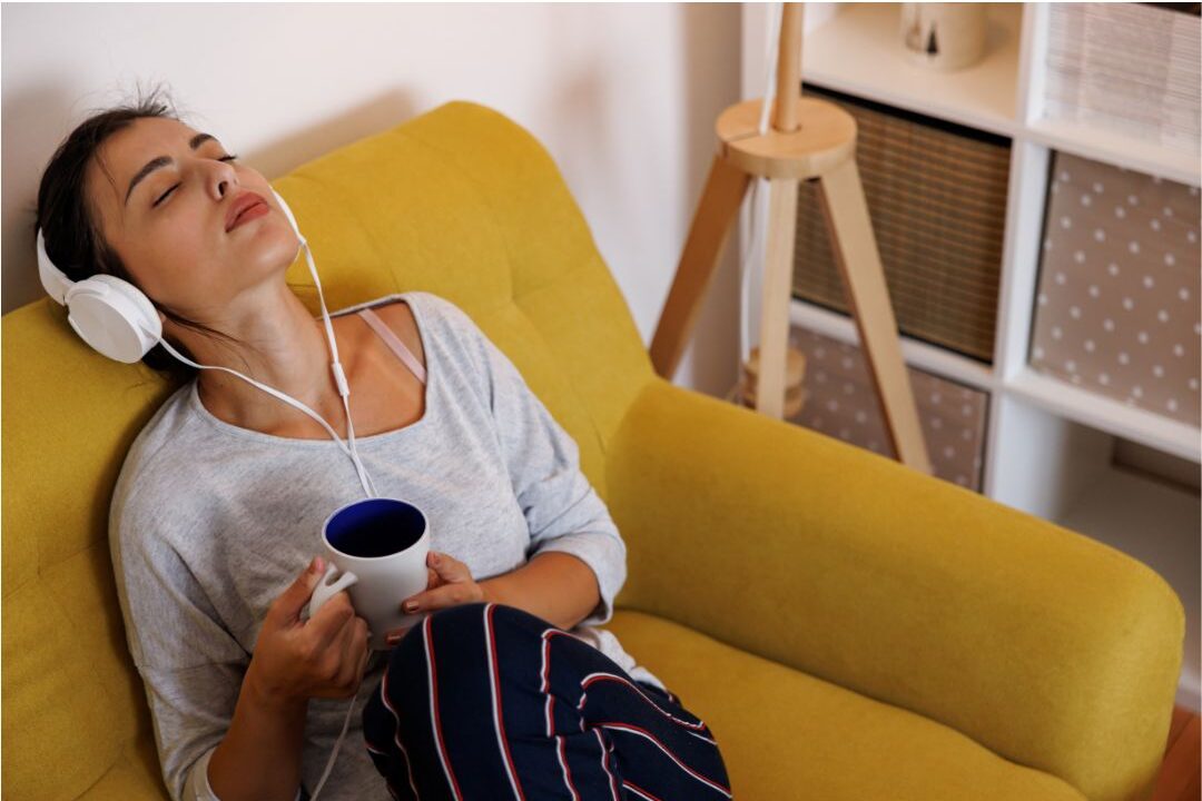 stay at home mom enjoying simple pleasures as part of her soft life routine