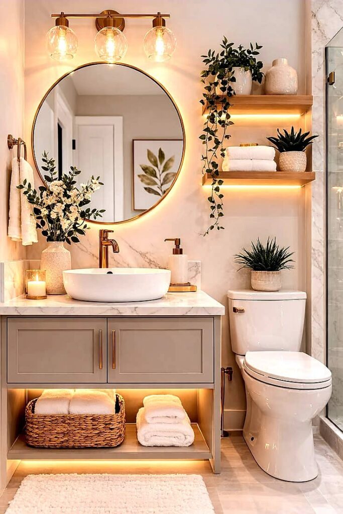 toilet space