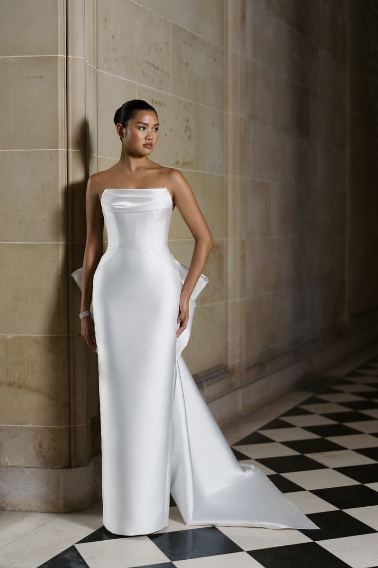 Structured Mikado Wedding Dress