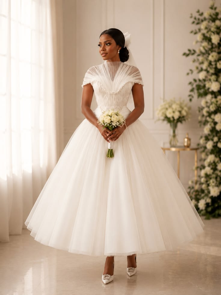 Tea Length Wedding Dress