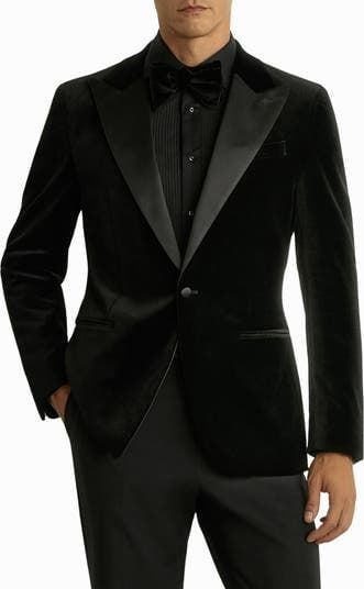Velvet Dinner Jacket for an Evening Reception