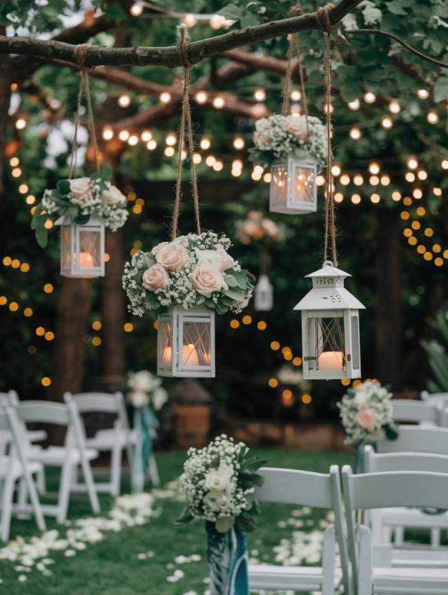 Enchanting Outdoor Hanging Wedding Decor to elevate your special day with elegance, charm, and creativity.