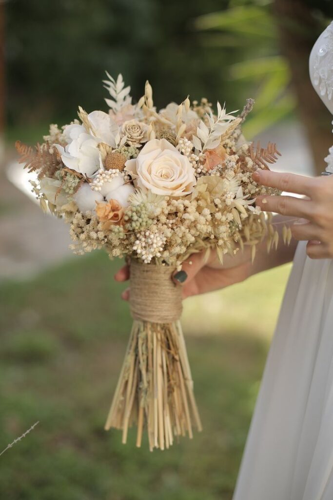 Rustic Dried Flower Bouquet