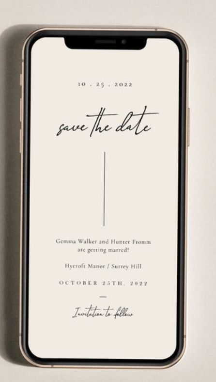 Digital Wedding Invitations