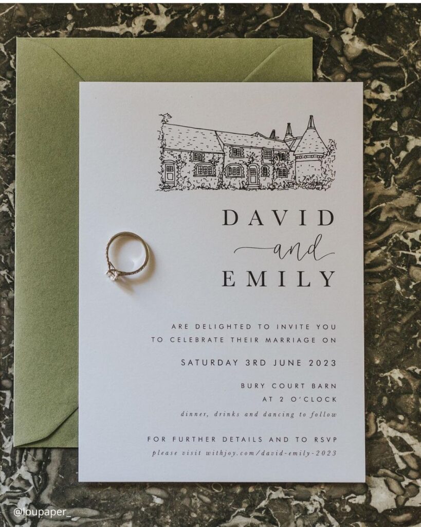 Elegant Wedding Invitation Wording