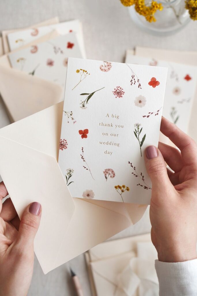 Minimal Floral Invitations