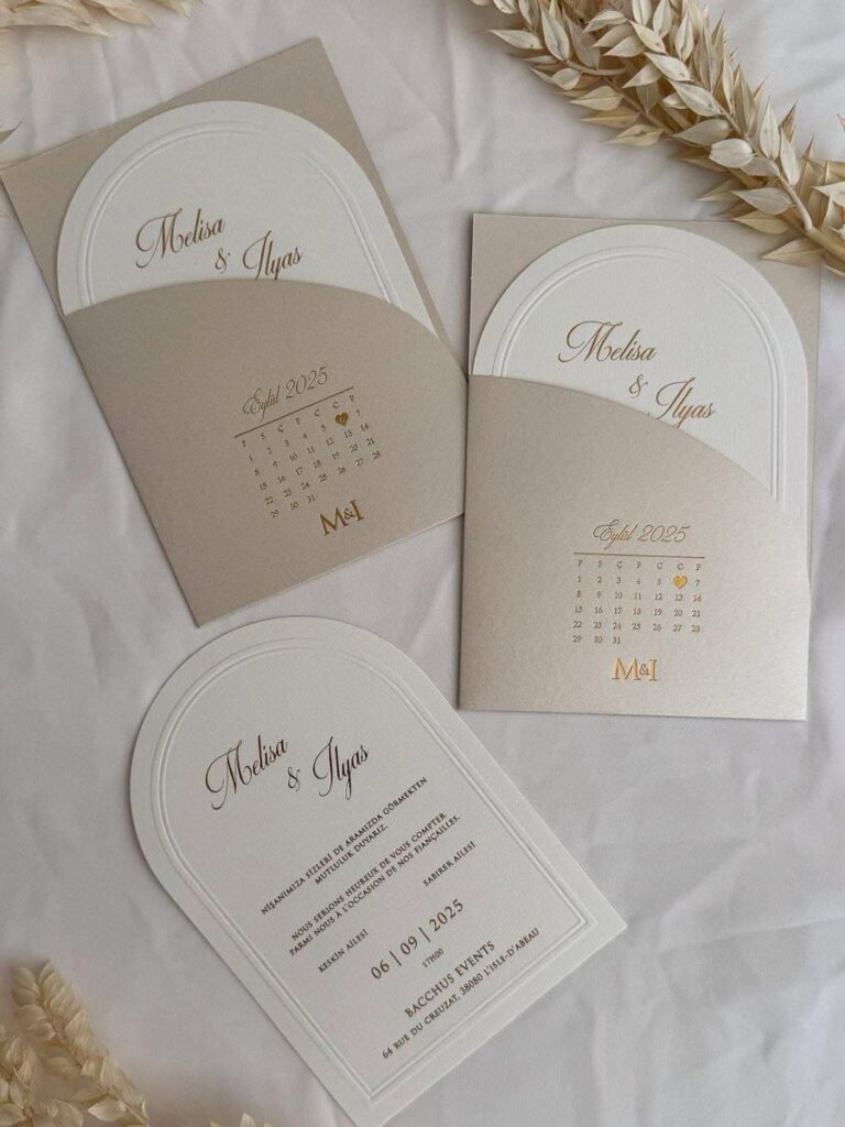 Neutral Wedding Invitations