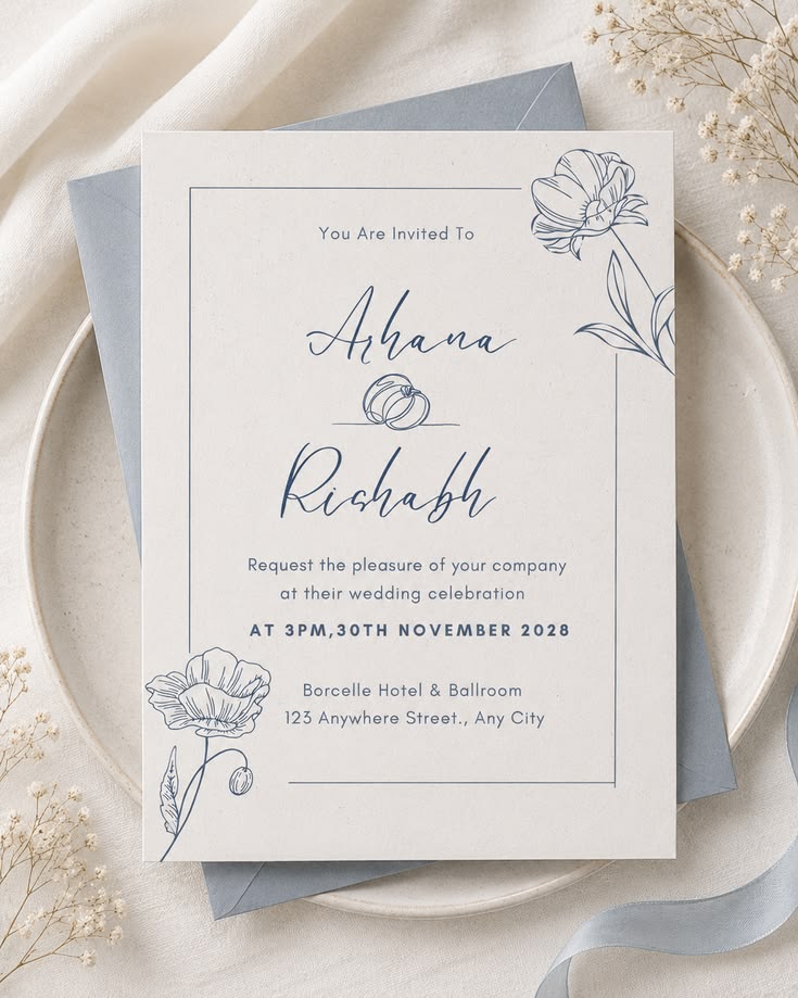 Simple Wedding Invitation Wording