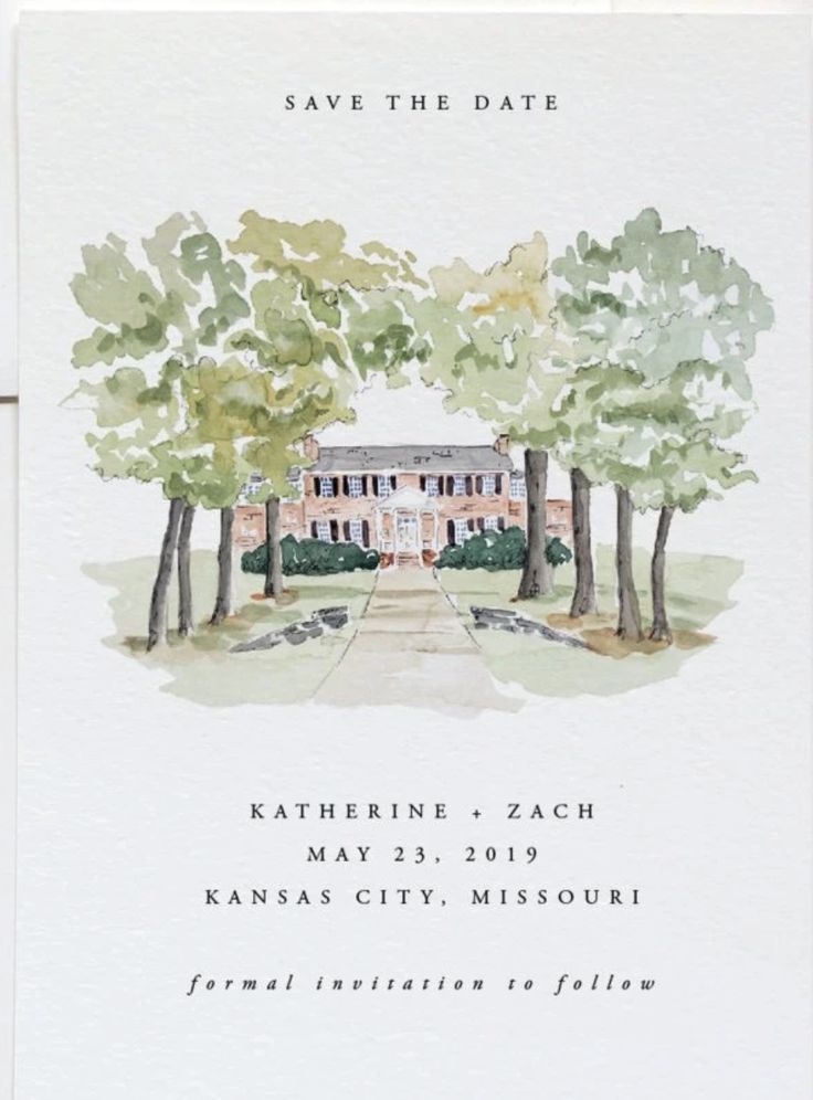 Watercolor Wedding Invitations
