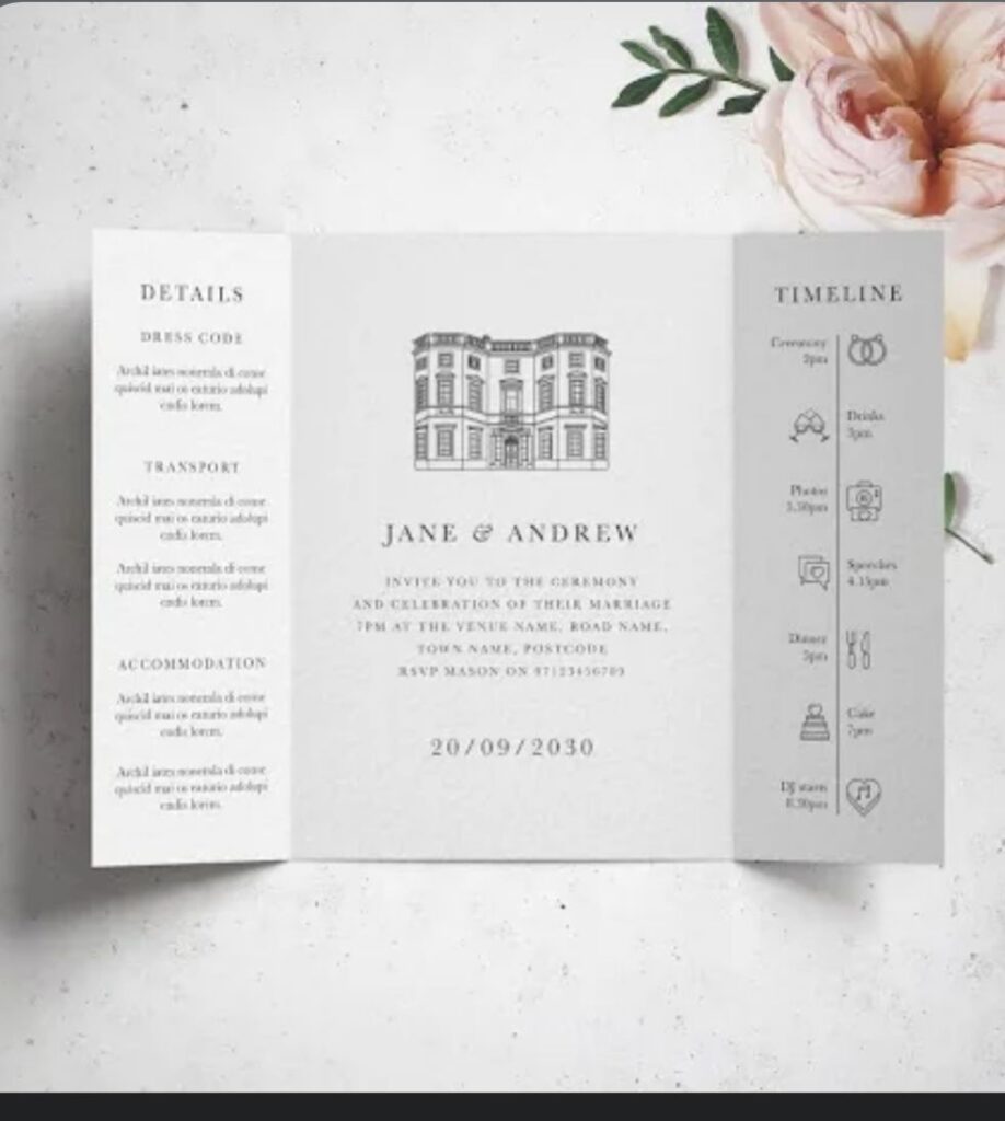 wedding invitation