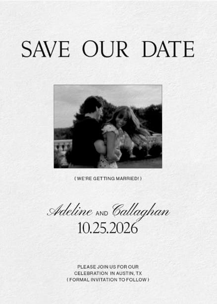 save our date