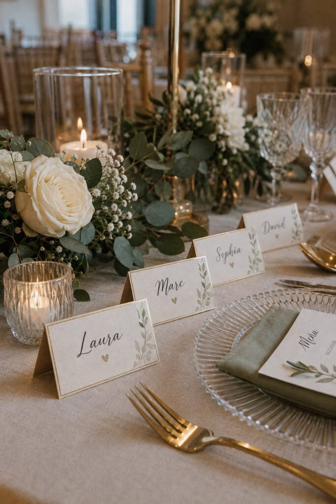 Add Personalized Place Cards