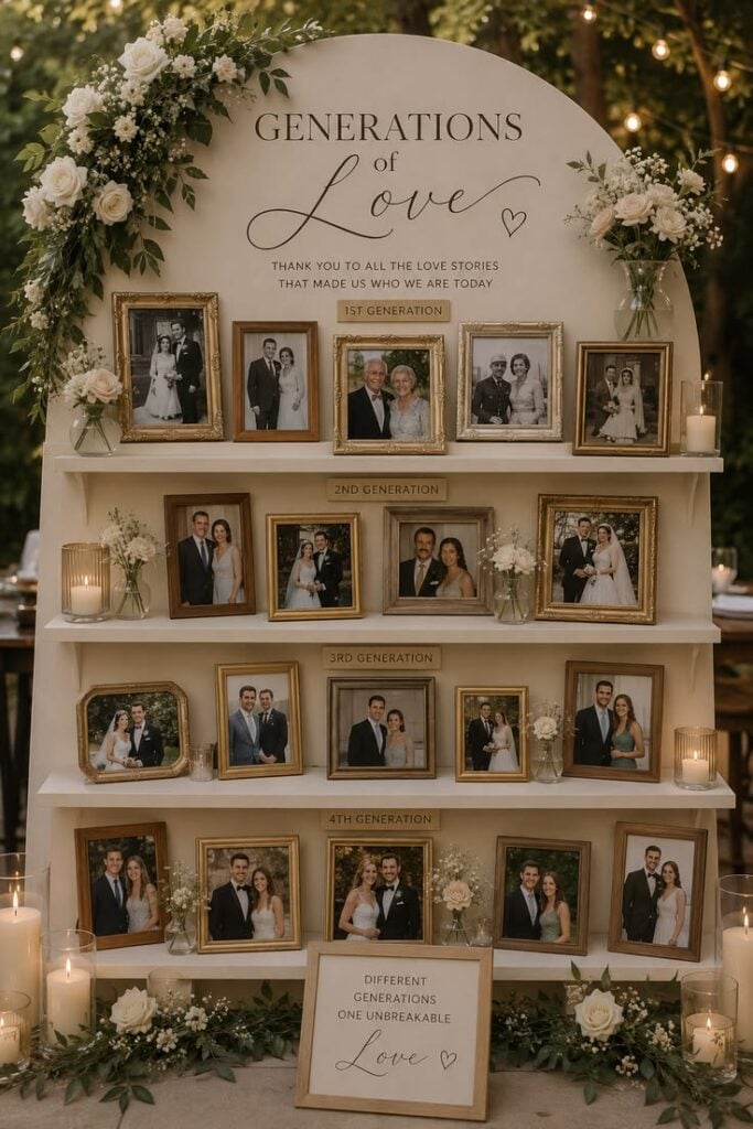 Add a Wedding Memory Display