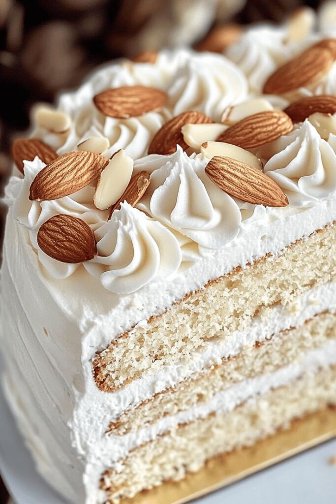 Almond Wedding Cake