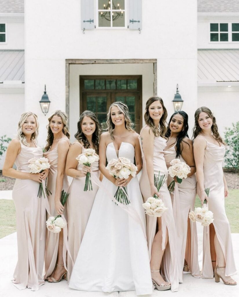 Blush Pink and Ivory