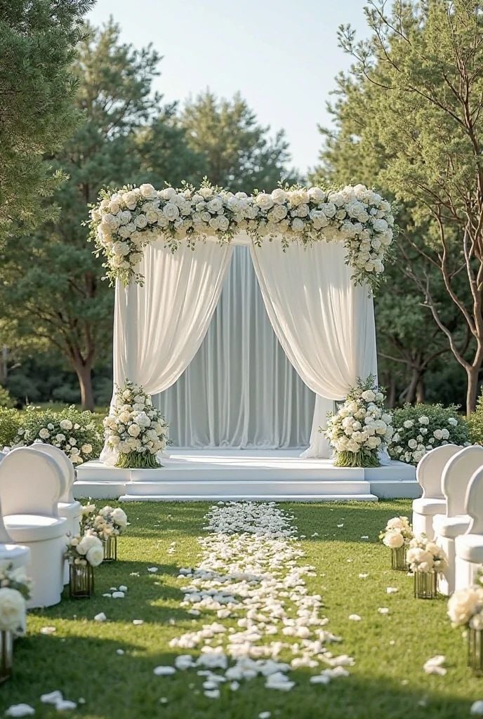 Choose a Romantic Wedding Altar Design