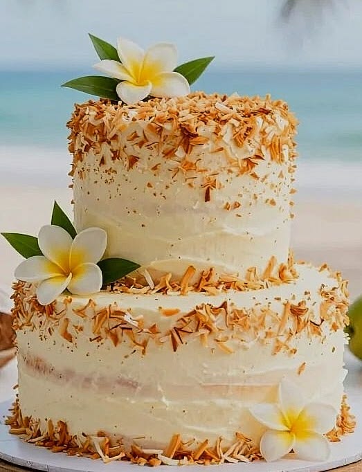 Coconut Wedding Cake
