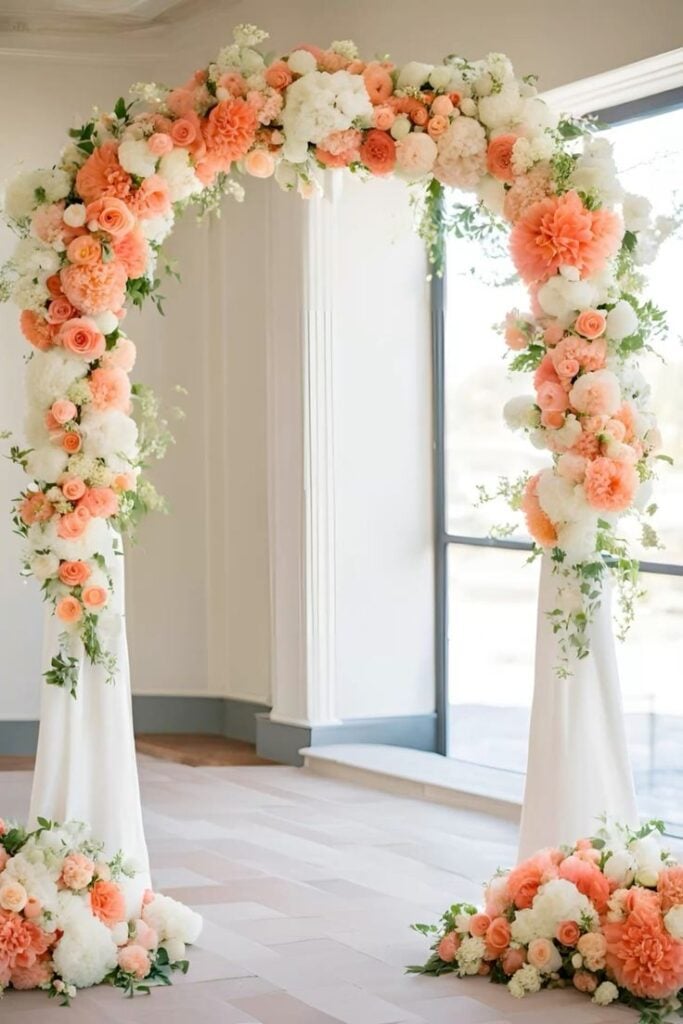 Coral and Peach