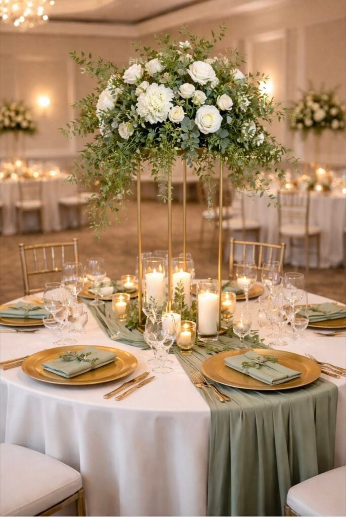 Create a Balanced Mix of Centerpiece Heights