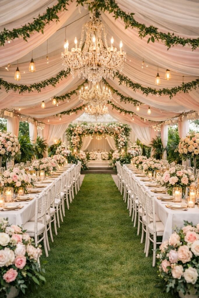 Create a Romantic Outdoor Reception