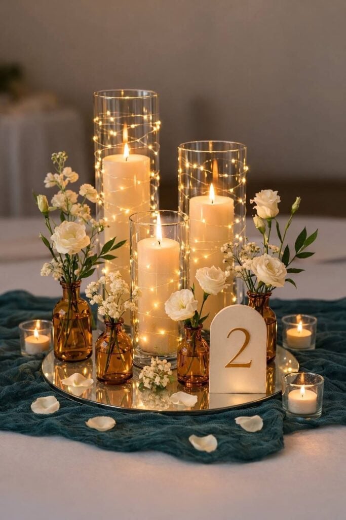 Decorate With Glass Candle Holders