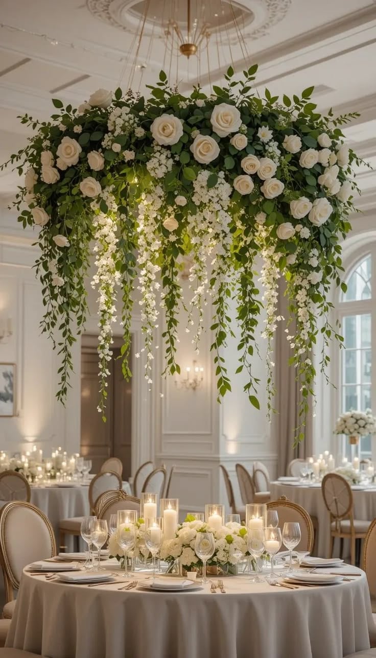 Decorate With Hanging Floral Installations