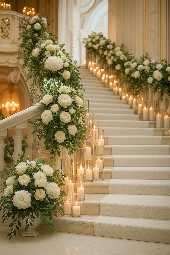  Decorate With White Roses