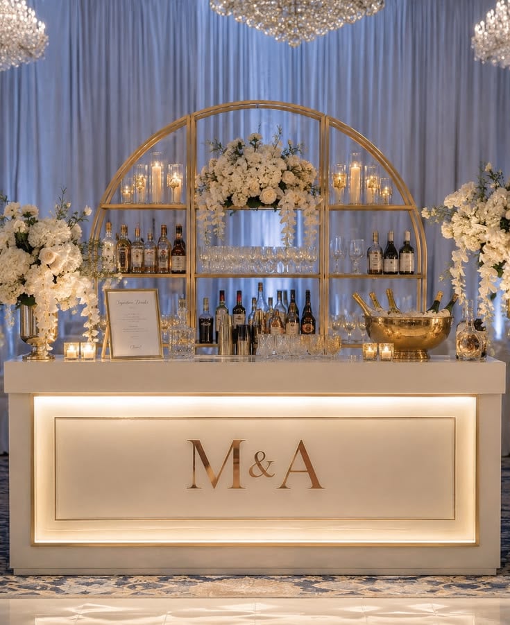 Design an Elegant Champagne Display