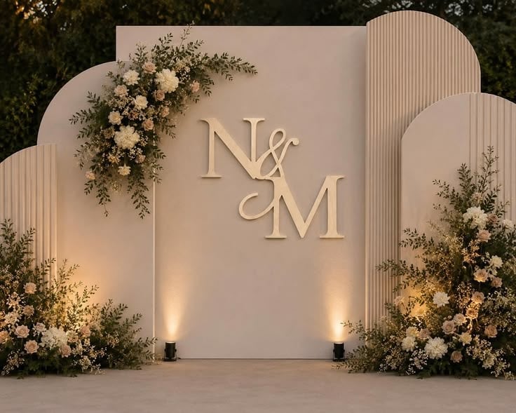 Display Your Wedding Monogram