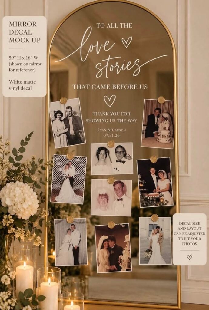 Display a Custom Wedding Hashtag
