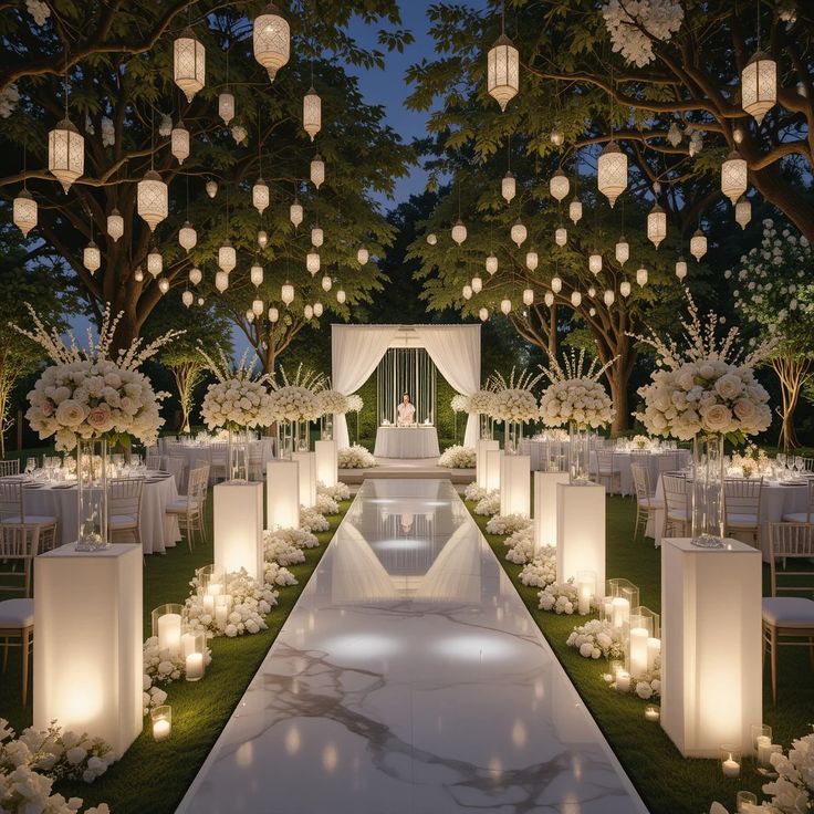 Elegant Outdoor Pathway Lighting