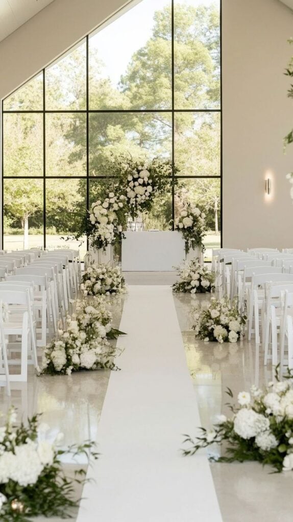 Floral Ceremony Aisle Markers