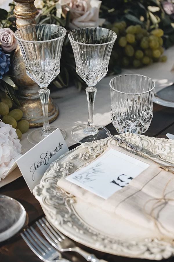 Incorporate Elegant Glassware