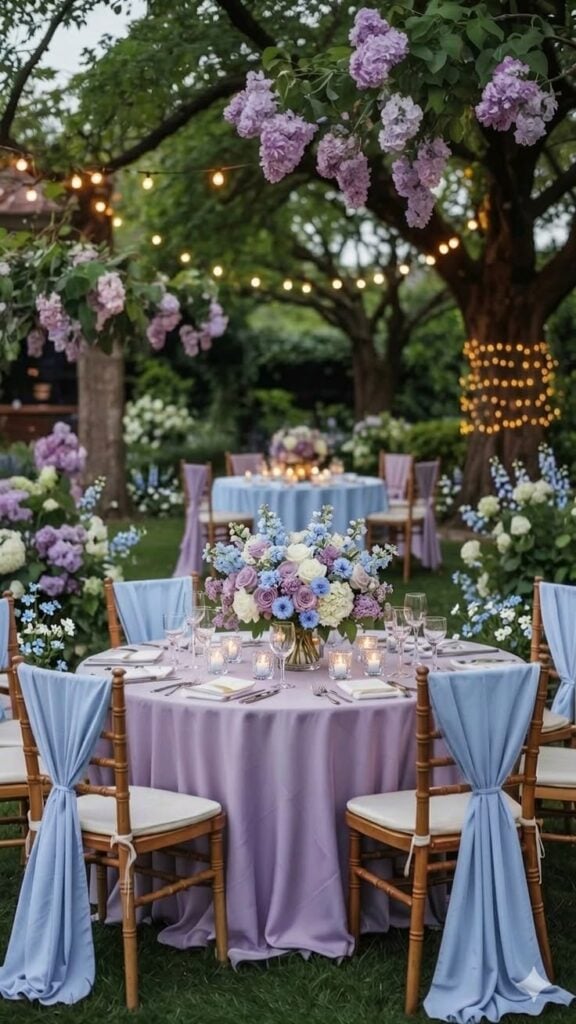 Lavender and Dusty Blue