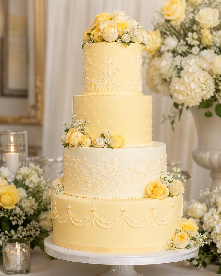 Lemon Wedding Cake