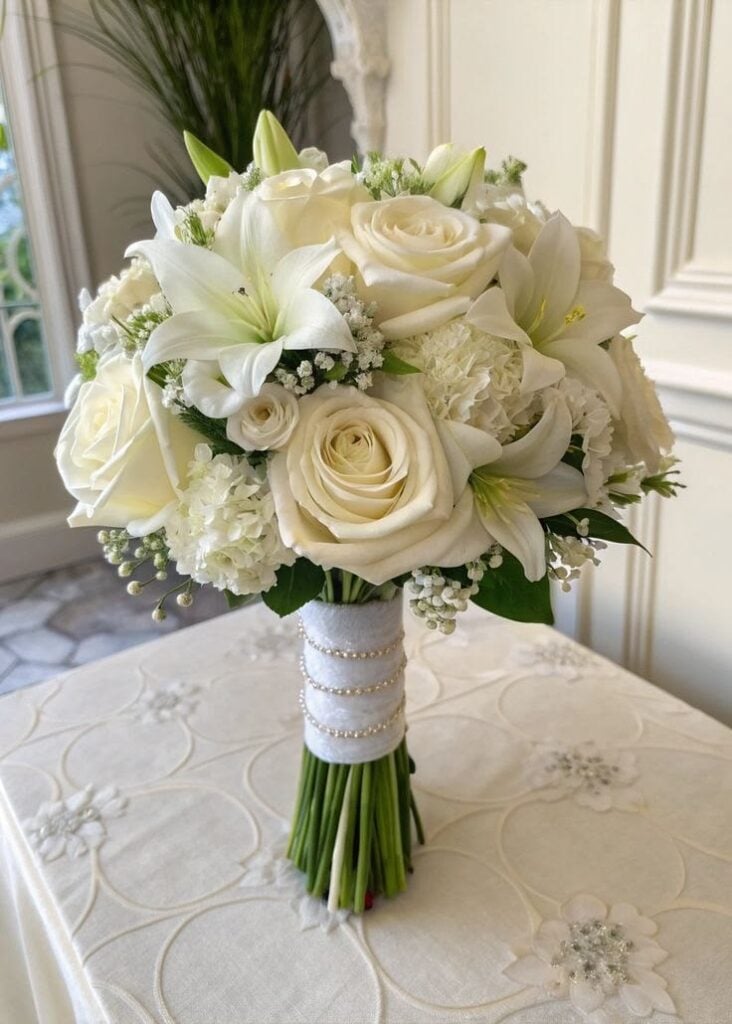 Mix Flowers With Greenery