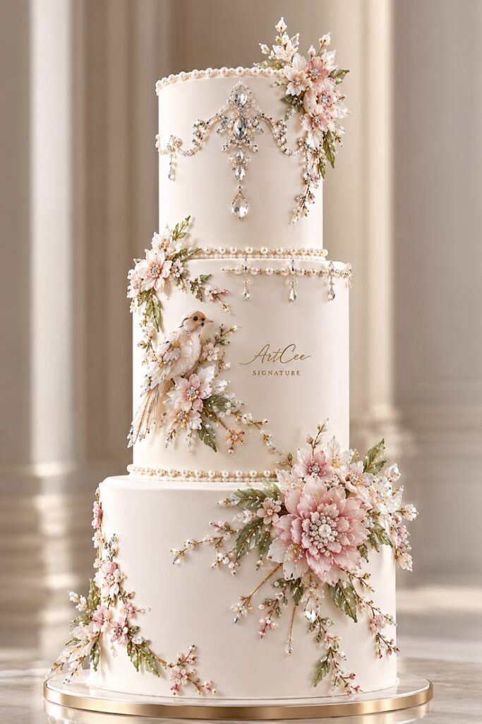 Romantic Wedding Cakes