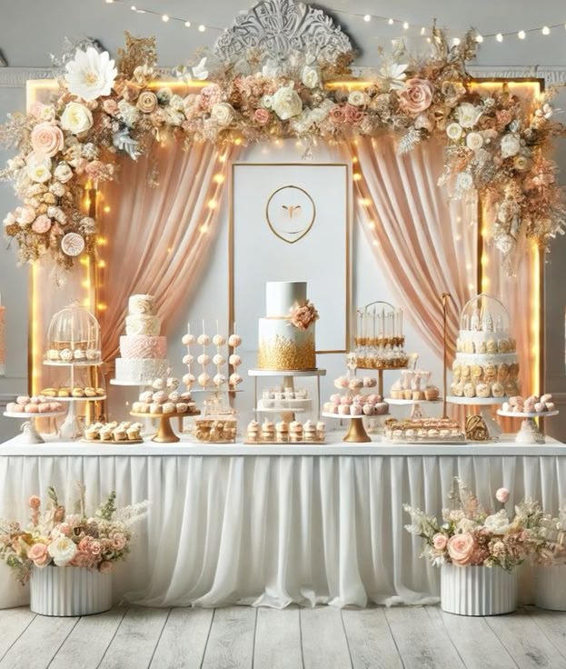 Style a Sophisticated Dessert Station
