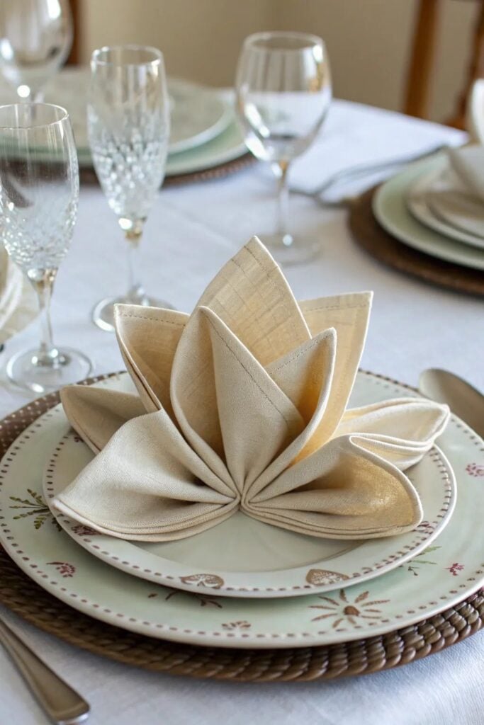 Use Elegant Napkin Folds