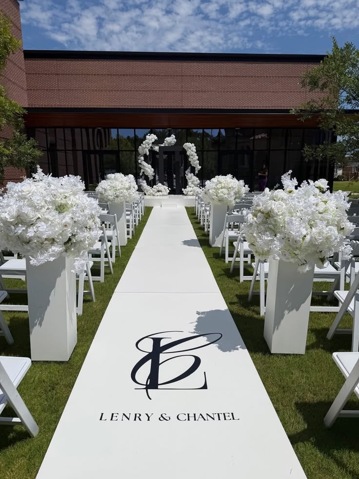 Use Elegant Wedding Aisle Runners