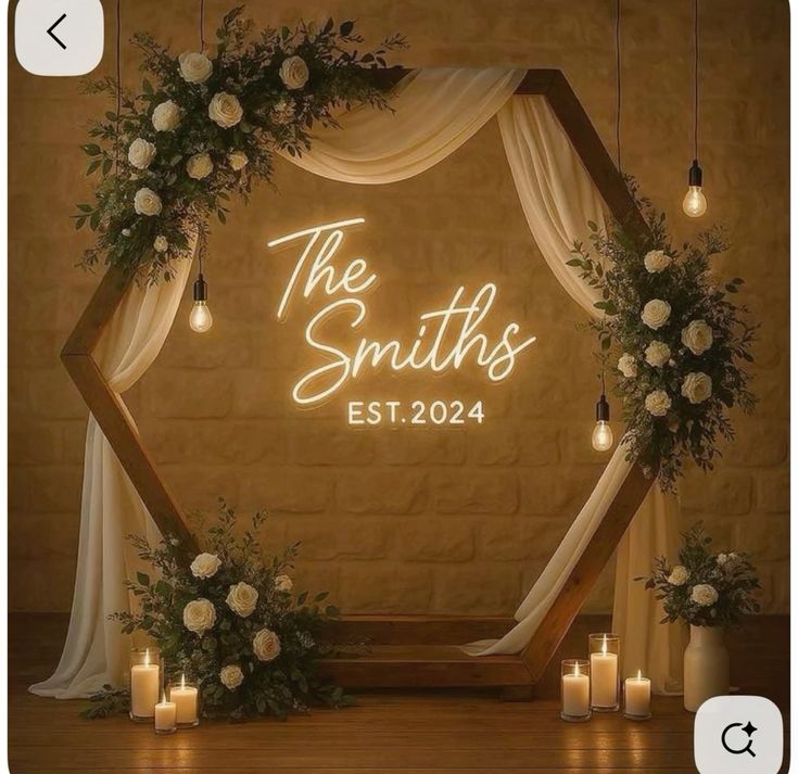 Use Illuminated Wedding Signs