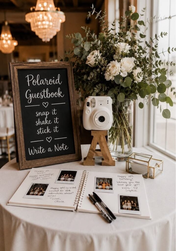 Wedding Guest Book Display