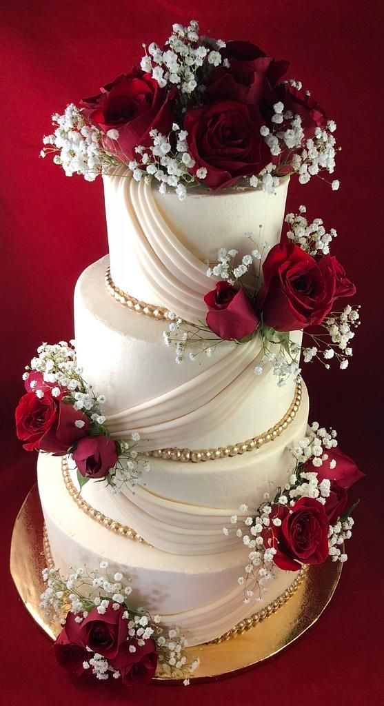 burgandy cake